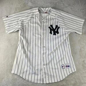 Vintage 90s New York Yankees MLB Majestic Jersey Men’s Size Lg USA MADE EUC